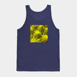 Fibbonaci Pattern in Romanesco brocolli Tank Top